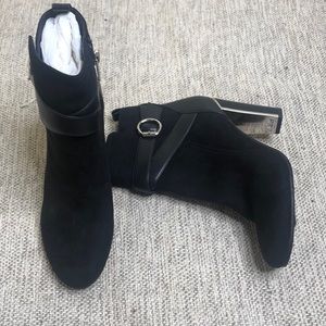 SAM EDELMAN BLACK SUEDE ANKLE BOOTS SIZE 6
